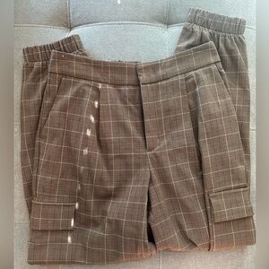 a new day Plaid Cargo Jogger Trouser Pants